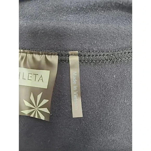 Athleta Knit Skirt Women's Size Small Black Ruffle Skirt - Picture 6 of 9